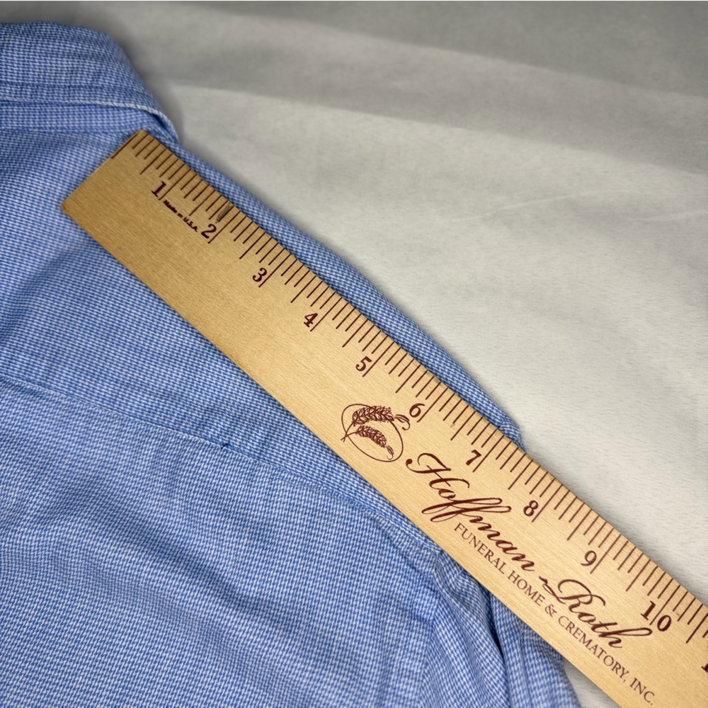 Paper Denim & Cloth Blue Oxford Button Down Shirt XL Classic Preppy Dadcore - Picture 4 of 13